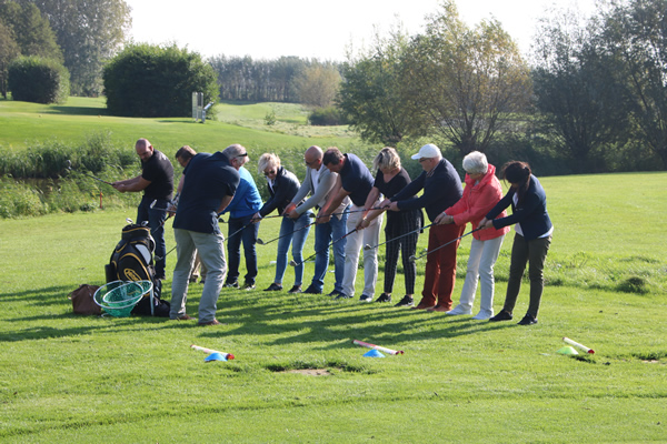 Golfclinic op Almkreek, een golfpark van de Hollandsche Golfclub